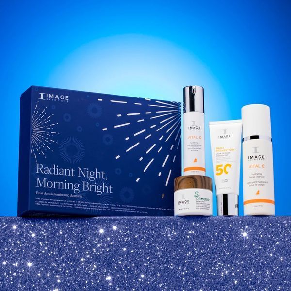 Image Skincare Radiant Night, Morning Bright, Vital C Hydrating Facial Cleanser Gift Set HB-195V фото
