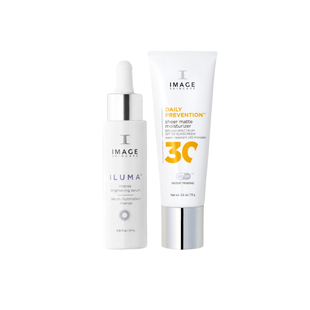 DUO Image Skincare Daily Prevention Sheer Matte Moisturizer SPF 30 73 г + Image Skincare Iluma Intense Brightening Serum 30 мл 0000897 фото